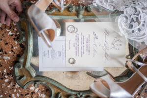 Destination Wedding Maison Mariage Italian Persian Elegant details stationary